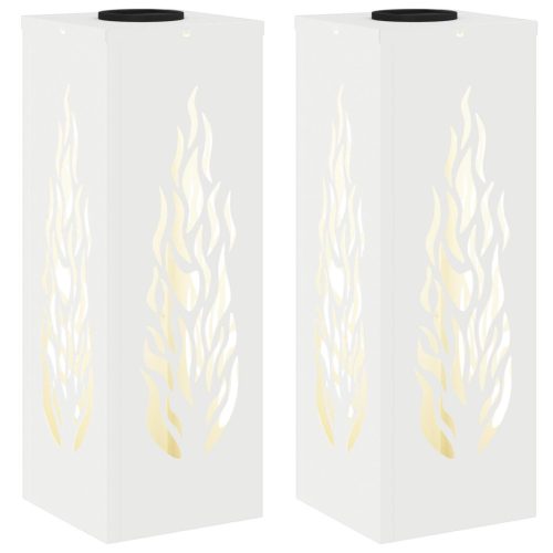  Napelemmel működő LED ösvény világítás 2 pcs Fehér