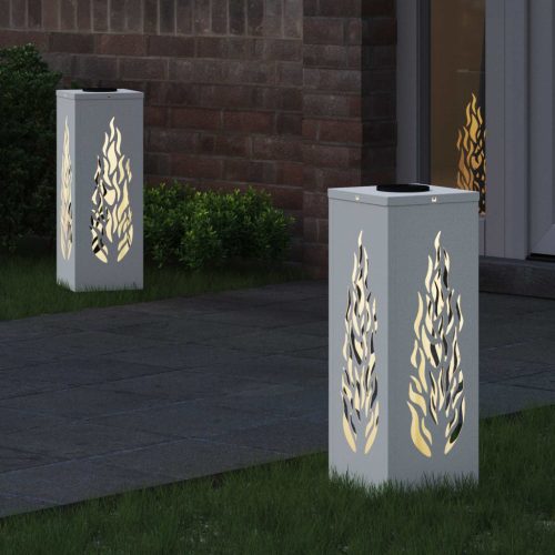  Napelemmel működő LED ösvény világítás 2 pcs Fehér