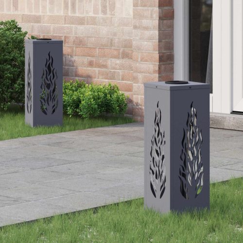  Napelemmel működő LED ösvény világítás 2 pcs Antracit