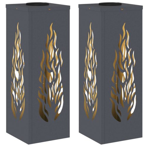  Napelemmel működő LED ösvény világítás 2 pcs Antracit