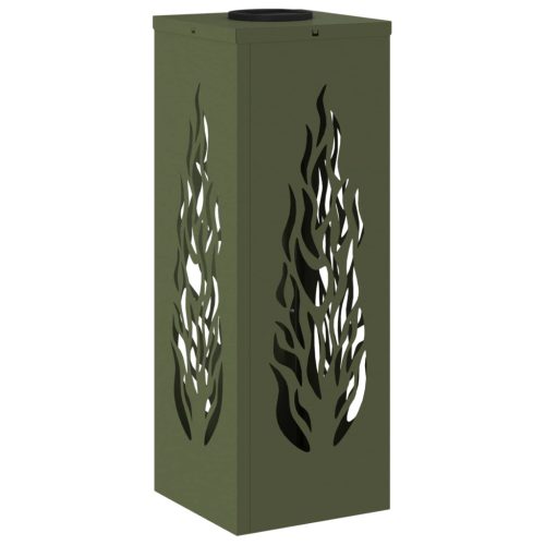  Napelemmel működő LED ösvény világítás 2 pcs Olajzöld