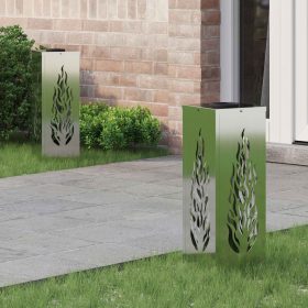    Napelemmel működő LED ösvény világítás 2 pcs Galvanizált