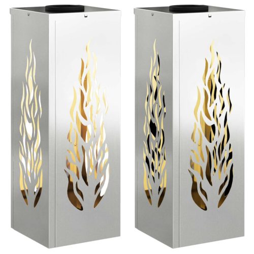  Napelemmel működő LED ösvény világítás 2 pcs Galvanizált