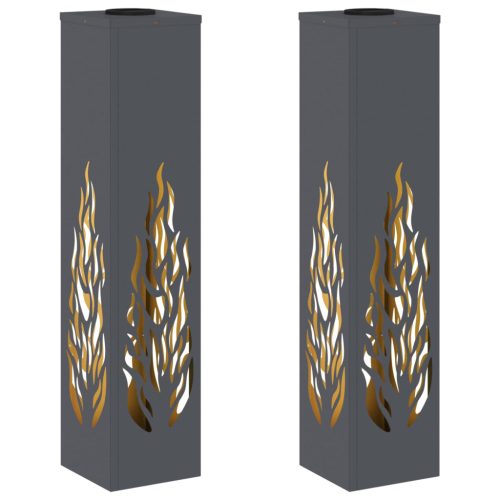  Napelemmel működő LED ösvény világítás 2 pcs Antracit