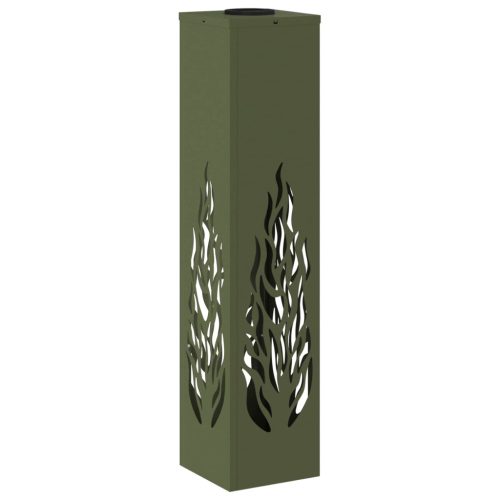  Napelemmel működő LED ösvény világítás 2 pcs Olajzöld