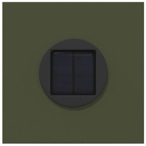  Napelemmel működő LED ösvény világítás 2 pcs Olajzöld