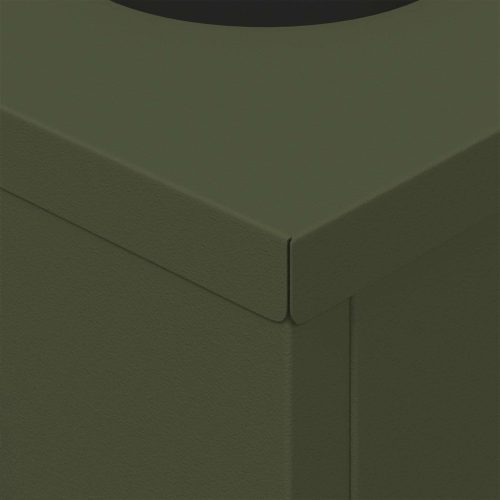  Napelemmel működő LED ösvény világítás 2 pcs Olajzöld