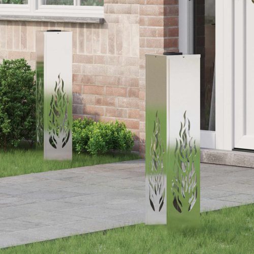  Napelemmel működő LED ösvény világítás 2 pcs Galvanizált