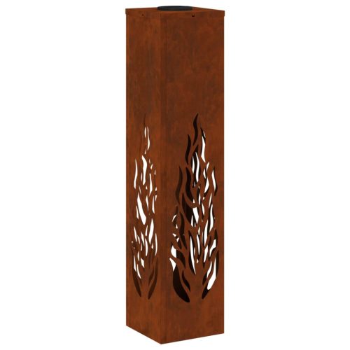  Napelemmel működő LED ösvény világítás 2 pcs Corten Acél