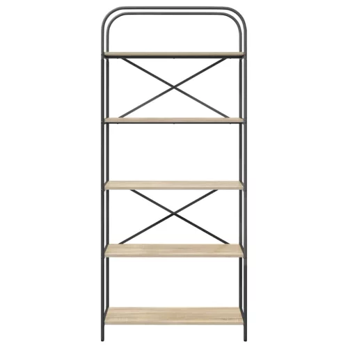  Könyvespolc sonoma tölgy 80 x 30 x 183 cm Faanyag