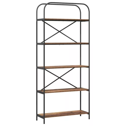  Könyvespolc Régi fa 80 x 30 x 183 cm Faanyag