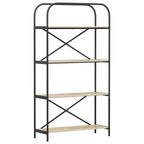  Könyvespolc sonoma tölgy 80 x 30 x 146 cm Faanyag