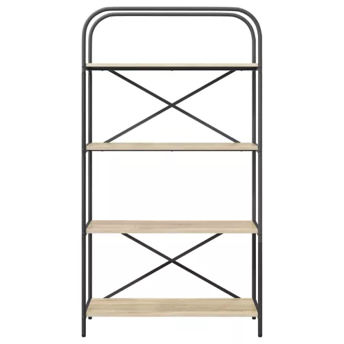  Könyvespolc sonoma tölgy 80 x 30 x 146 cm Faanyag