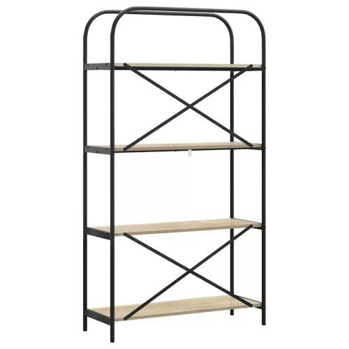  Könyvespolc sonoma tölgy 80 x 30 x 146 cm Faanyag