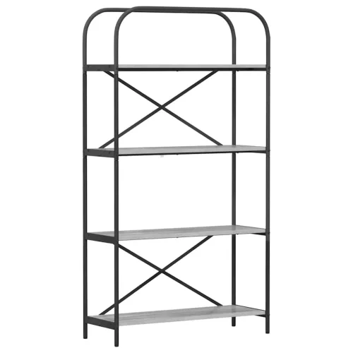  Könyvespolc Szürke sonoma 80 x 30 x 146 cm Faanyag