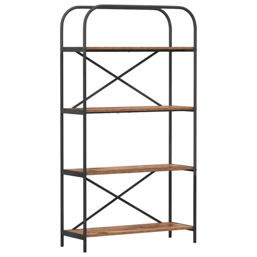  Könyvespolc Régi fa 80 x 30 x 146 cm Faanyag