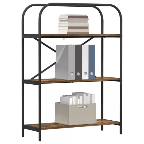  Könyvespolc Füstölt tölgy 80 x 30 x 109 cm Faanyag