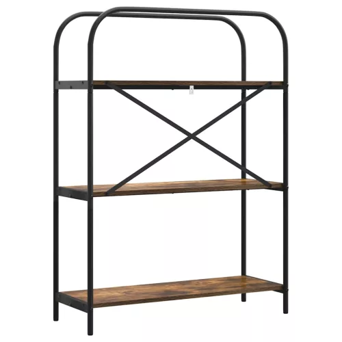  Könyvespolc Füstölt tölgy 80 x 30 x 109 cm Faanyag