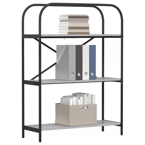  Könyvespolc Szürke sonoma 80 x 30 x 109 cm Faanyag