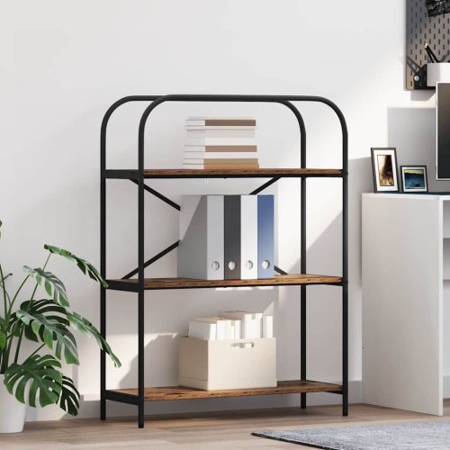  Könyvespolc Régi fa 80 x 30 x 109 cm Faanyag