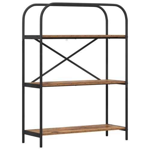  Könyvespolc Régi fa 80 x 30 x 109 cm Faanyag