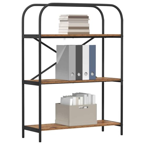  Könyvespolc Régi fa 80 x 30 x 109 cm Faanyag