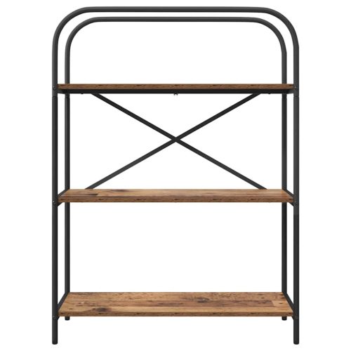  Könyvespolc Régi fa 80 x 30 x 109 cm Faanyag