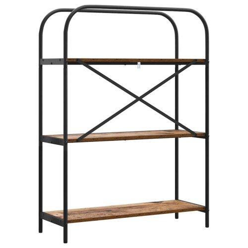  Könyvespolc Régi fa 80 x 30 x 109 cm Faanyag