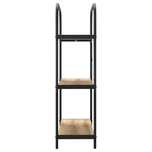  Könyvespolc kézműves tölgy 80 x 30 x 109 cm Faanyag