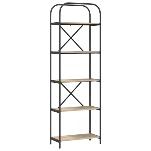  Könyvespolc sonoma tölgy 60 x 30 x 183 cm Faanyag