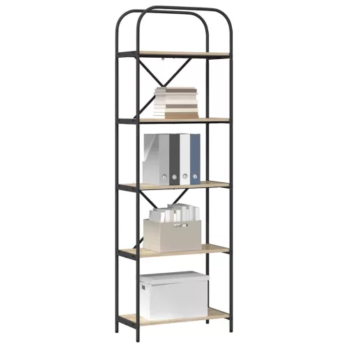  Könyvespolc sonoma tölgy 60 x 30 x 183 cm Faanyag