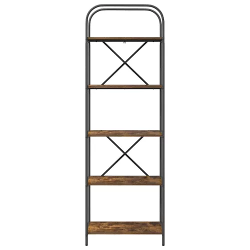  Könyvespolc Füstölt tölgy 60 x 30 x 183 cm Faanyag