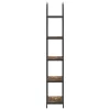  Könyvespolc Füstölt tölgy 60 x 30 x 183 cm Faanyag