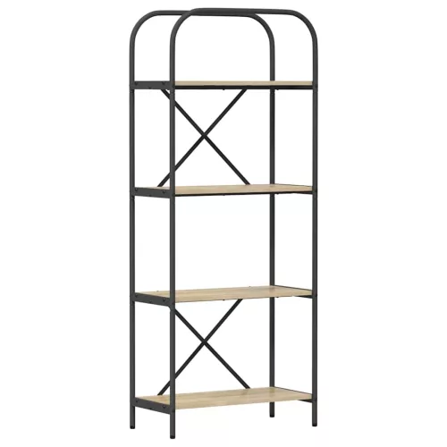  Könyvespolc sonoma tölgy 60 x 30 x 146 cm Faanyag