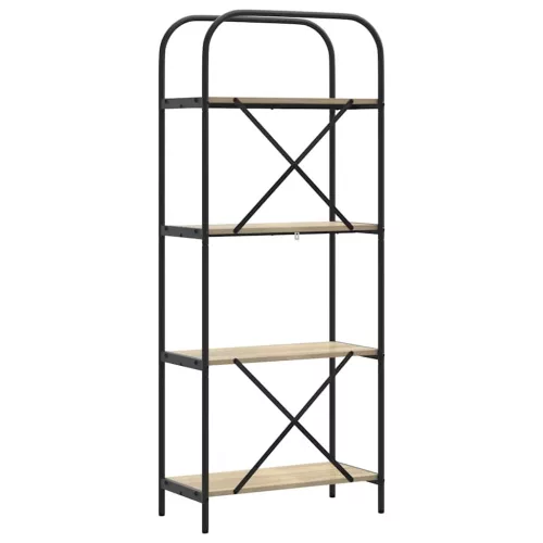  Könyvespolc sonoma tölgy 60 x 30 x 146 cm Faanyag