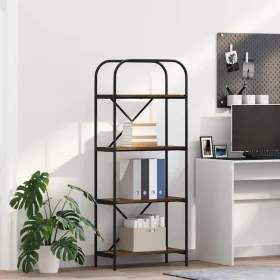  Könyvespolc Füstölt tölgy 60 x 30 x 146 cm Faanyag