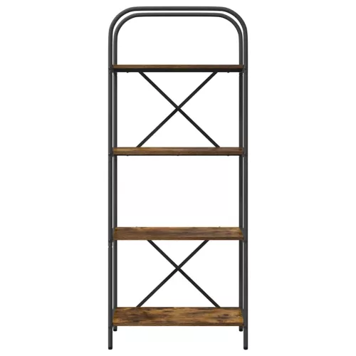  Könyvespolc Füstölt tölgy 60 x 30 x 146 cm Faanyag