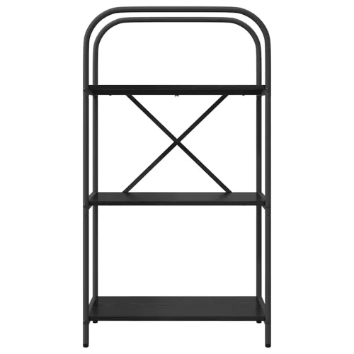  Könyvespolc Musta tammi 60 x 30 x 109 cm Faanyag