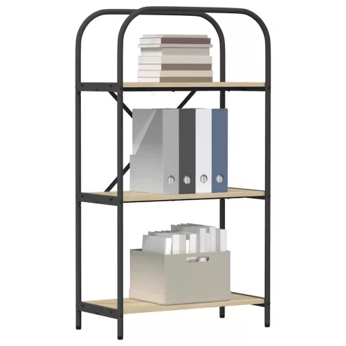  Könyvespolc sonoma tölgy 60 x 30 x 109 cm Faanyag