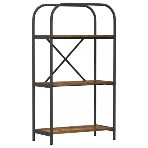  Könyvespolc Füstölt tölgy 60 x 30 x 109 cm Faanyag