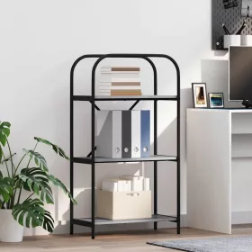  Könyvespolc Szürke sonoma 60 x 30 x 109 cm Faanyag