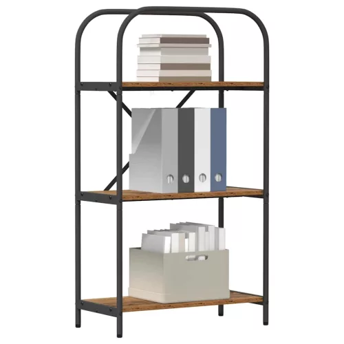  Könyvespolc Régi fa 60 x 30 x 109 cm Faanyag