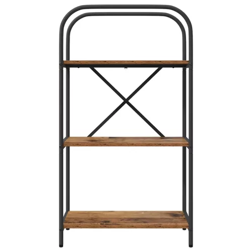  Könyvespolc Régi fa 60 x 30 x 109 cm Faanyag