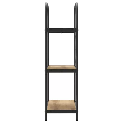  Könyvespolc kézműves tölgy 60 x 30 x 109 cm Faanyag