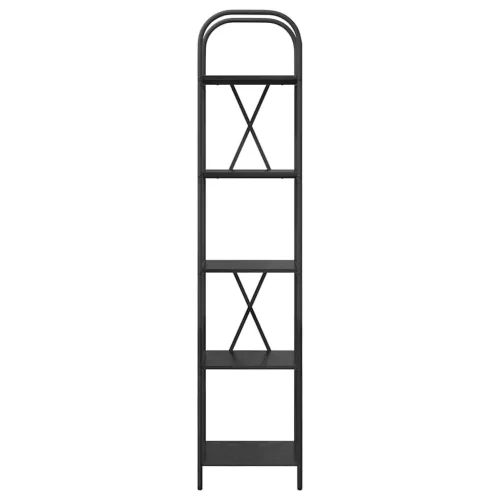  Könyvespolc Musta tammi 40 x 30 x 183 cm Faanyag