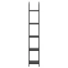  Könyvespolc Musta tammi 40 x 30 x 183 cm Faanyag