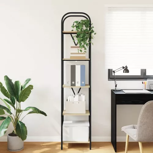  Könyvespolc sonoma tölgy 40 x 30 x 183 cm Faanyag