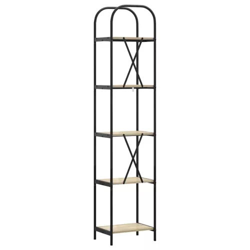  Könyvespolc sonoma tölgy 40 x 30 x 183 cm Faanyag