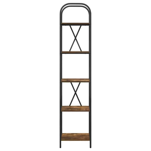  Könyvespolc Füstölt tölgy 40 x 30 x 183 cm Faanyag