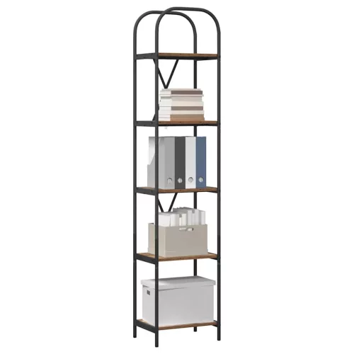  Könyvespolc Régi fa 40 x 30 x 183 cm Faanyag